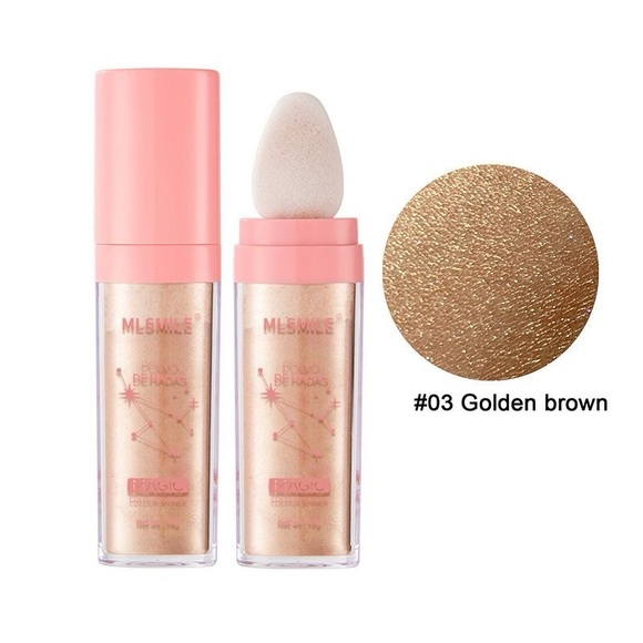 Highlighter Shimmer Stick Compact Shading Powder Multipurpose For Full Bod Use - Picture 9 of 10